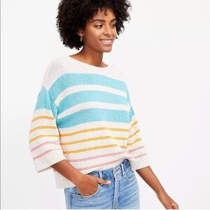 NWT LOFT Multicolor Striped Sweater